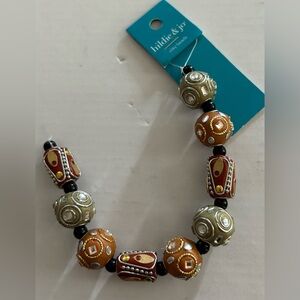 Strung Beads Clay Beads with Rhinestones NEW
